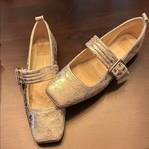 Dolce Vita Metallic Silver Flats